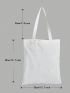 Women's Canvas Shoulder Bag Handbag Tote Bag Casual Shopping Bag Shopper Organizer