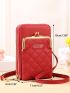 Small Crossbody Cell Phone Purse For Women, Mini Shoulder Handbag Wallet With Credit Card