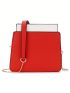 Retro Typewriter Design Chain Crossbody Bag Women Novelty Shoulder Bag