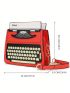 Retro Typewriter Design Chain Crossbody Bag Women Novelty Shoulder Bag