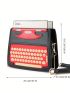 Retro Typewriter Design Chain Crossbody Bag Women Novelty Shoulder Bag