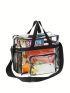 Transparent PVC Casual Crossbody Bag Handbag Waterproof, Clear Bag