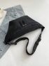 Black Fanny Pack Minimalist Large Capacity For Daily