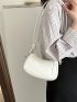 Mini Shoulder Bag Solid Color Fashion Style