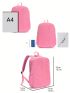 Medium Functional Backpack Letter Print Waterproof, Mothers Day Gift For Mom