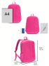 Letter Detail Functional Backpack Waterproof