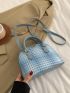 Small Dome Bag Braided Design Double Handle