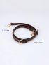 Solid Color Bag Strap Adjustable