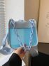 Mini Shoulder Bag Clear Design Chain Strap