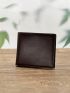 Solid Color Small Wallet Ultra Thin Fold Over