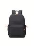 Medium Classic Backpack Solid Color For Men