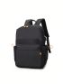 Medium Classic Backpack Solid Color For Men