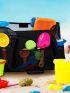 Children's Beach Toy Storage Bag Mesh Beach Tote Bag Suitable For Travel & Shopping