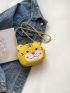 Cute Small Crossbody Bag Cartoon Shape Bag Ladies Pu Shoulder Bag