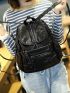 Medium Classic Backpack Solid Color