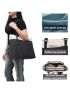 Women Laptop Tote Bag with 15.6 Inch Computer Compartment Zipper Pockets Large Capacity Canvas Shoulder Handbag Purse