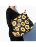 ESVAN Original Floral Water Resistant Large Tote Bag Shoulder Bag for Gym Beach Travel  Work Yoga Nurse Teacher Daily Bags