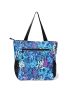 ESVAN Original Floral Water Resistant Large Tote Bag Shoulder Bag for Gym Beach Travel  Work Yoga Nurse Teacher Daily Bags