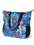 ESVAN Original Floral Water Resistant Large Tote Bag Shoulder Bag for Gym Beach Travel  Work Yoga Nurse Teacher Daily Bags