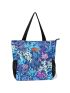 ESVAN Original Floral Water Resistant Large Tote Bag Shoulder Bag for Gym Beach Travel  Work Yoga Nurse Teacher Daily Bags