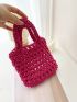 Mini Crochet Bag Hollow Out Design Vacation