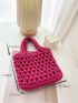 Mini Crochet Bag Hollow Out Design Vacation