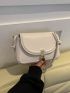 Small Flap Square Bag Turn Lock Elegant