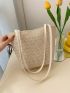 Medium Straw Bag Paper Double Handle Vacation