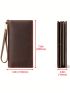 Genuine Leather Long Wallet RFID Blocking Card Organizer Fashion Handbag