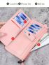 PU Wallets Card Holder Women Long Coin Purse Credit Bank Card Money Bag Clutch Zipper Wallet