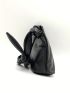 Minimalist Hobo Bag Black Medium PU