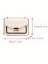 Mini Square Bag Colorblock Flap Chain Strap