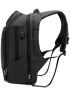 Letter Graphic Travel Backpack Polyester With USB Charging Port