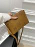 Fashion Small Square Bag Pu Messenger Bag Versatile Multi-pocket Clutch