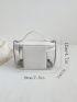 Mini Clear Bucket Bag Zipper Top Handle PVC