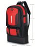 Color Block Travel Backpack Zipper Portable Waterproof