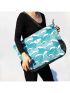 LARGE BEACH BAG Water Resistant Lightweight 20 inch Women Tote Bag for Gym Beach Travel Pool Yoga Nurse