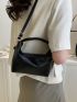 Mini Hobo Bag Baby Blue Minimalist Top Handle For Daily