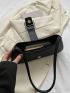 Medium Hobo Bag Black Fashionable For Daily