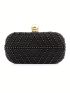 Mini Faux Pearl Detail Chain Box Bag Glamorous