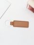 New Style Keychain For Women Men Simple Fashion PU Bag Key Accessory Ring Brown Key Chain