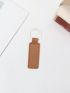 New Style Keychain For Women Men Simple Fashion PU Bag Key Accessory Ring Brown Key Chain