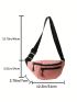 Medium Fanny Pack Zip Front Waterproof Release Buckle Design