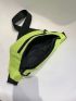 Medium Fanny Pack Zip Front Waterproof Release Buckle Design