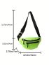 Medium Fanny Pack Zip Front Waterproof Release Buckle Design