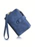 Women's Small Bifold Wallet Ladies Wristlet With Card Holder Id Window Coin Purse