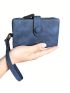 Women's Small Bifold Wallet Ladies Wristlet With Card Holder Id Window Coin Purse