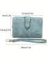 Women's Small Bifold Wallet Ladies Wristlet With Card Holder Id Window Coin Purse