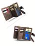 Women's Small Bifold Wallet Ladies Wristlet With Card Holder Id Window Coin Purse