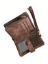 Women's Small Bifold Wallet Ladies Wristlet With Card Holder Id Window Coin Purse